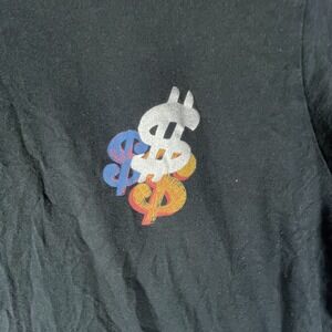 Andy Warhol Shirt Women Small Black Dollar Sign Uniqlo Sleeve Pop Art Money Art